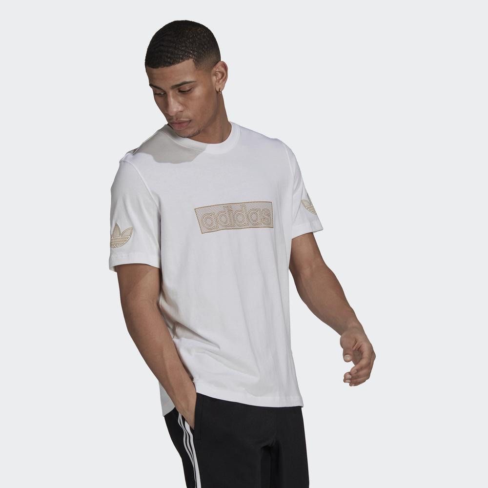 Adidas originals new arrivals white tee