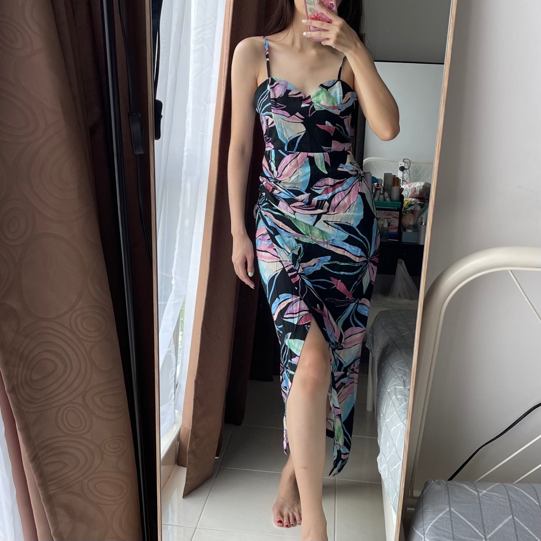 Zara shop tropical dress