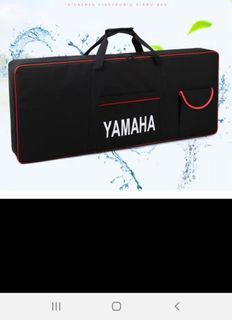 Brand new 61 keyboard  12mm thicker padded bag with yamaha logo( very good quality n material hang carry n back pack