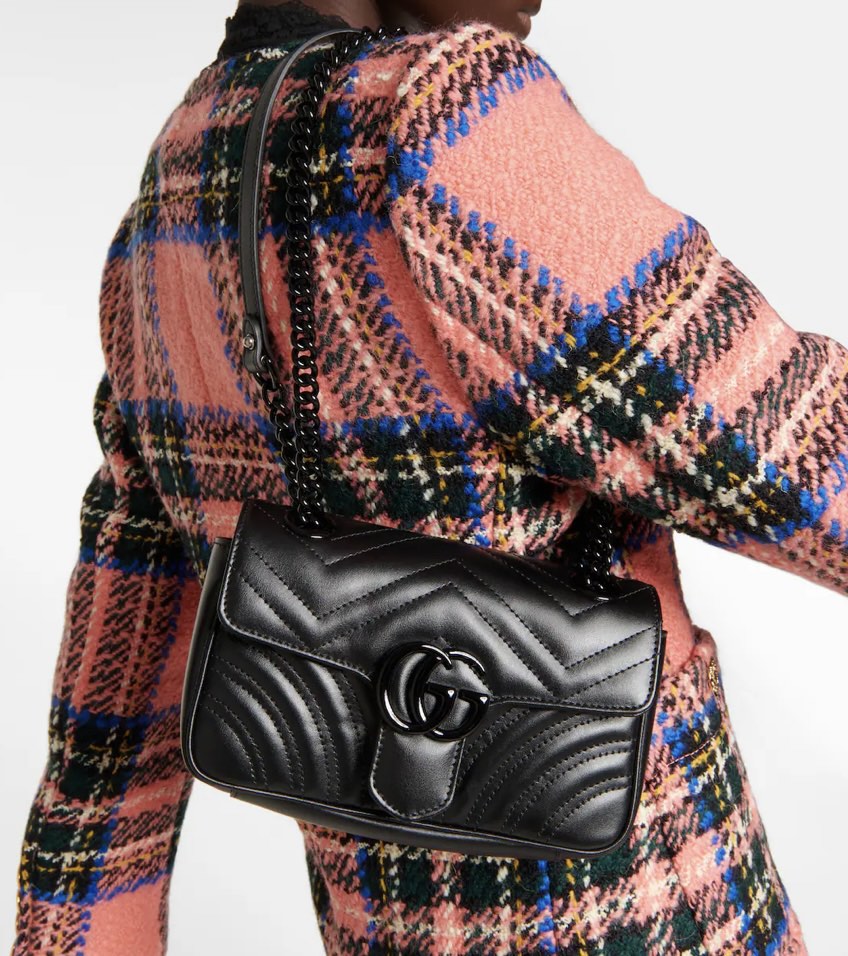 Gucci marmont mini nera hot sale