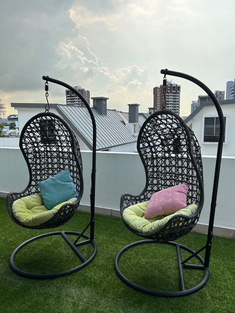 Outdoor hanging chairs for sale, Furniture & Home Living, Outdoor