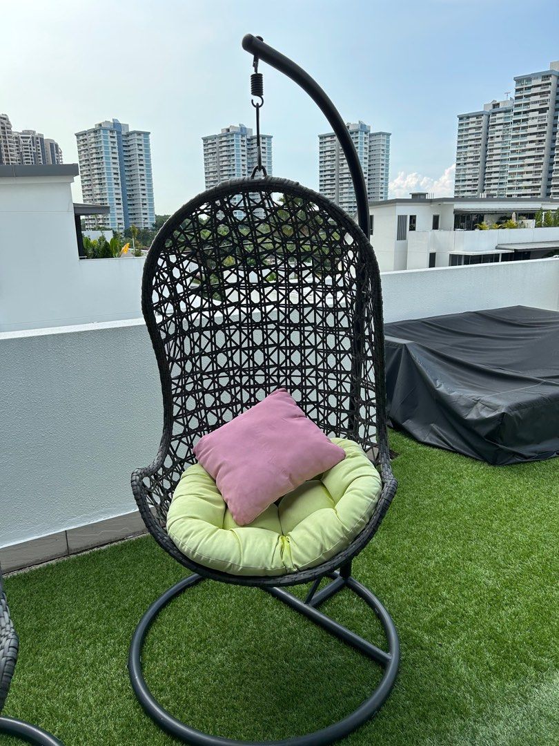 Outdoor hanging chairs for sale, Furniture & Home Living, Outdoor