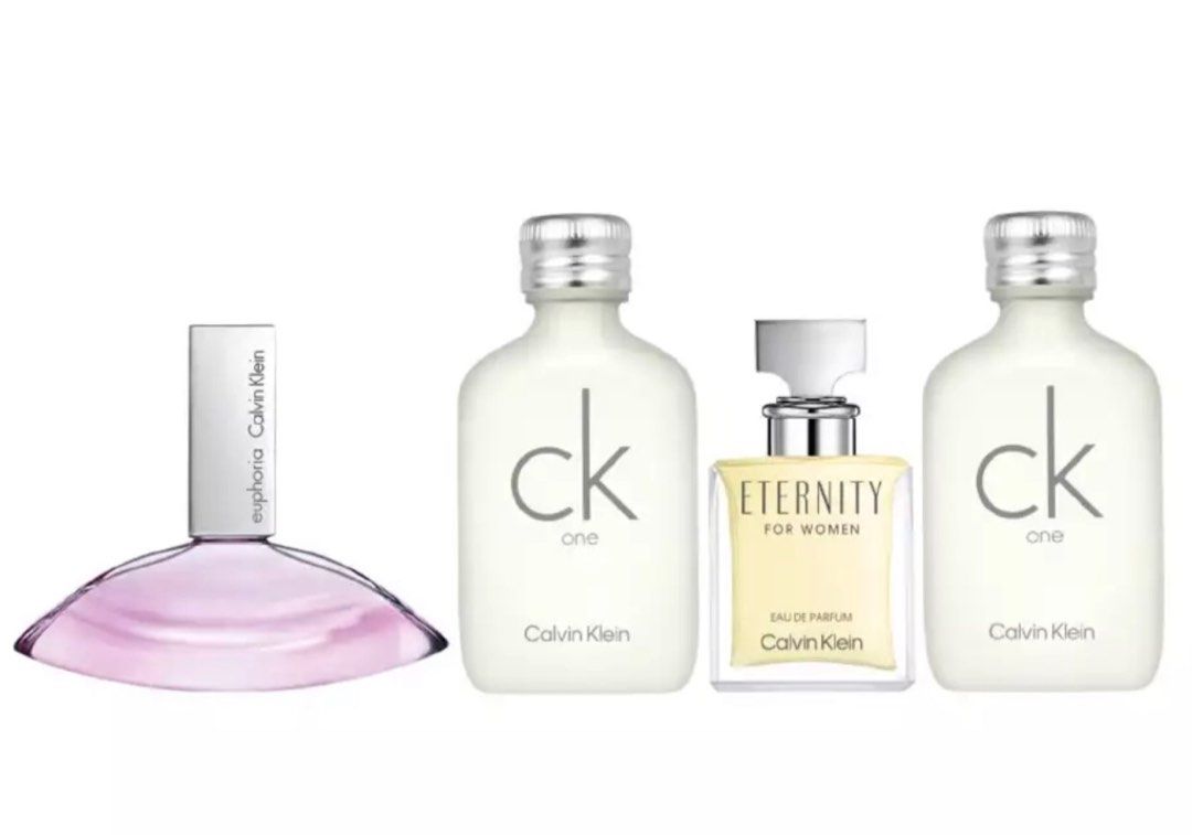 Calvin Klein CK Miniatures EDP EDT 4 Pieces Woman Gift Set Beauty