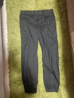 Cargo drawstring jogger pants