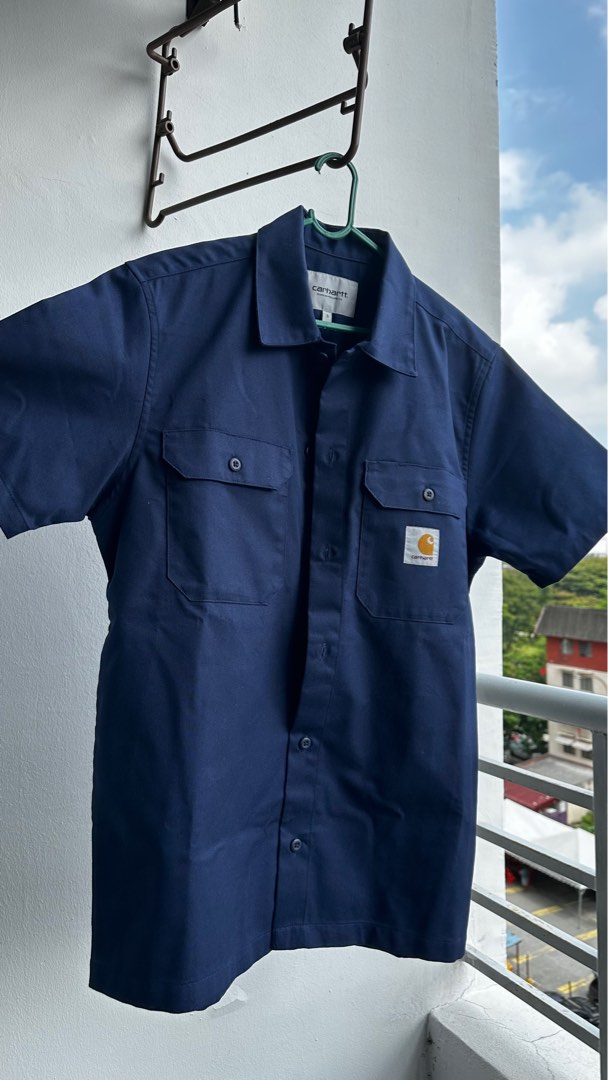 carhartt master shirt navy