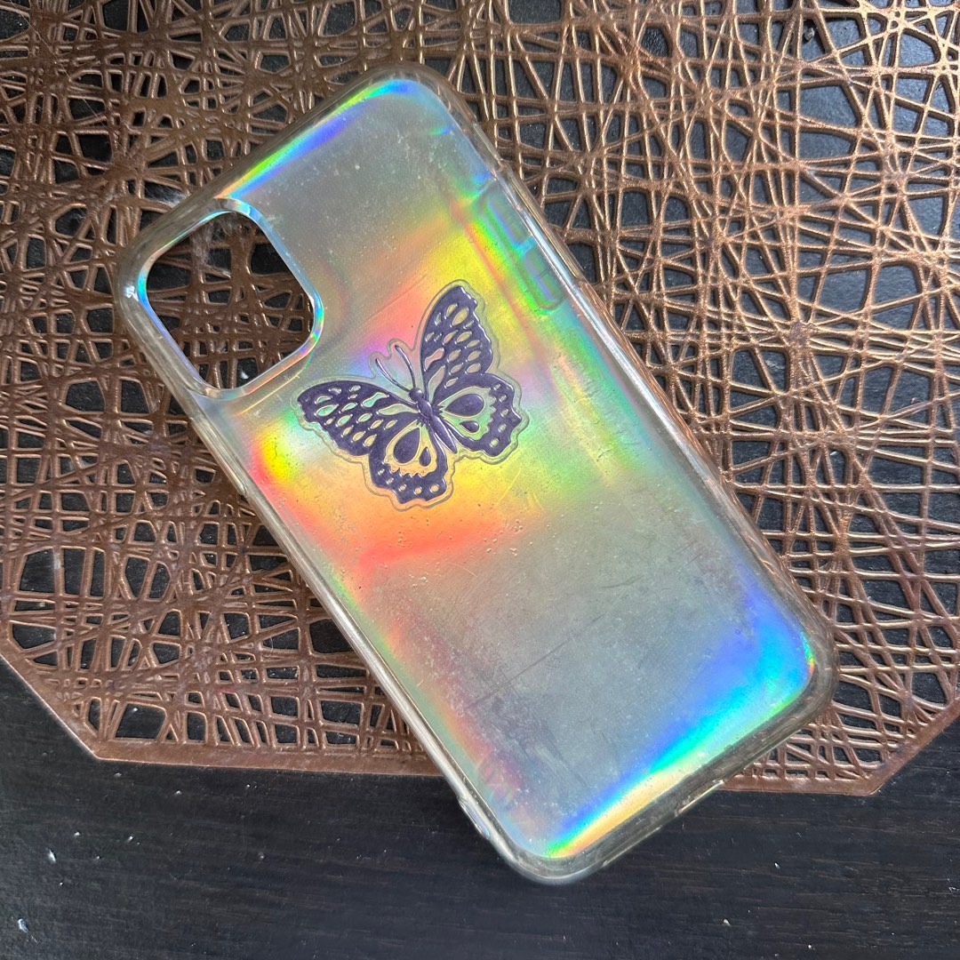 Case Iphone 11 Aesthetic Hologram Silver on Carousell