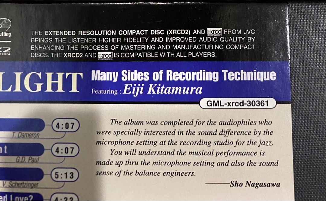 CD: audiophile, test disc - [RESERVED] XRCD Our Delight Many Sides of ...