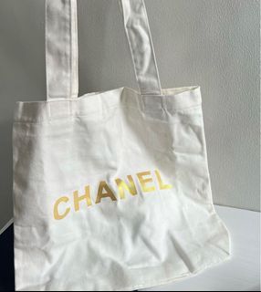 Ch beaute open tote bag with box and ribbon [AUTHENTIC]