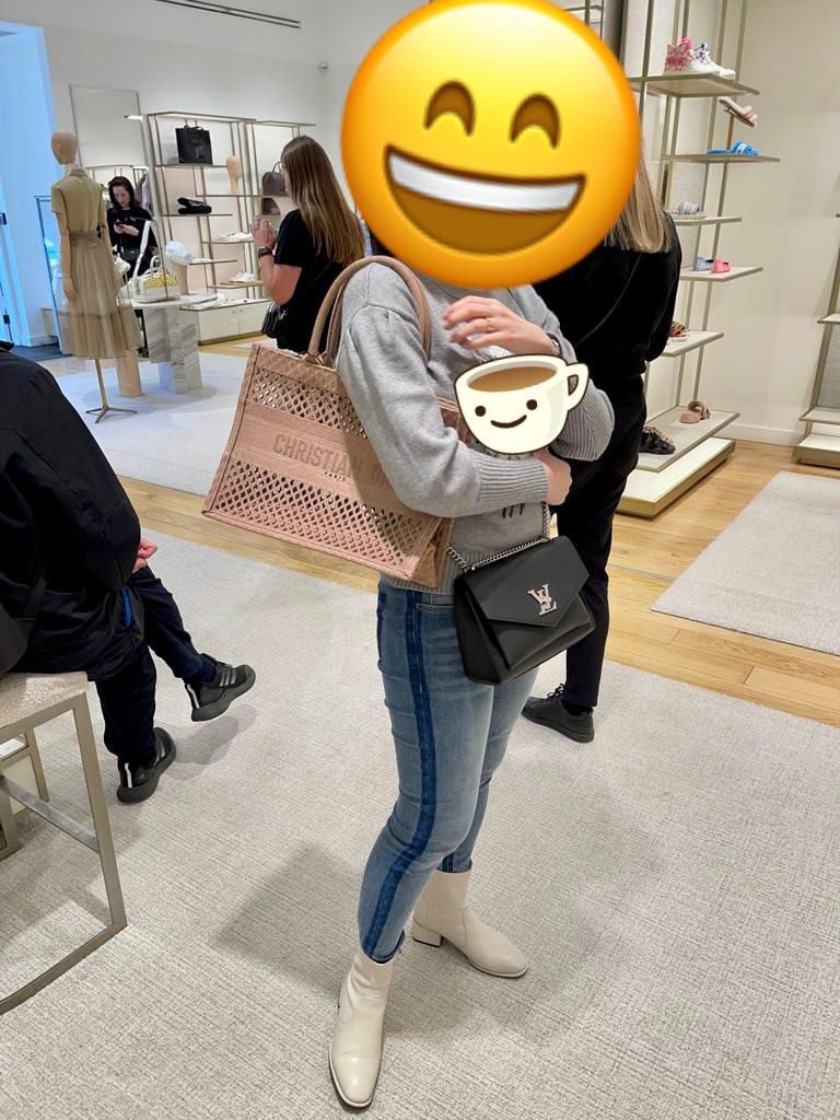 Christian Dior Medium Mesh Book Tote