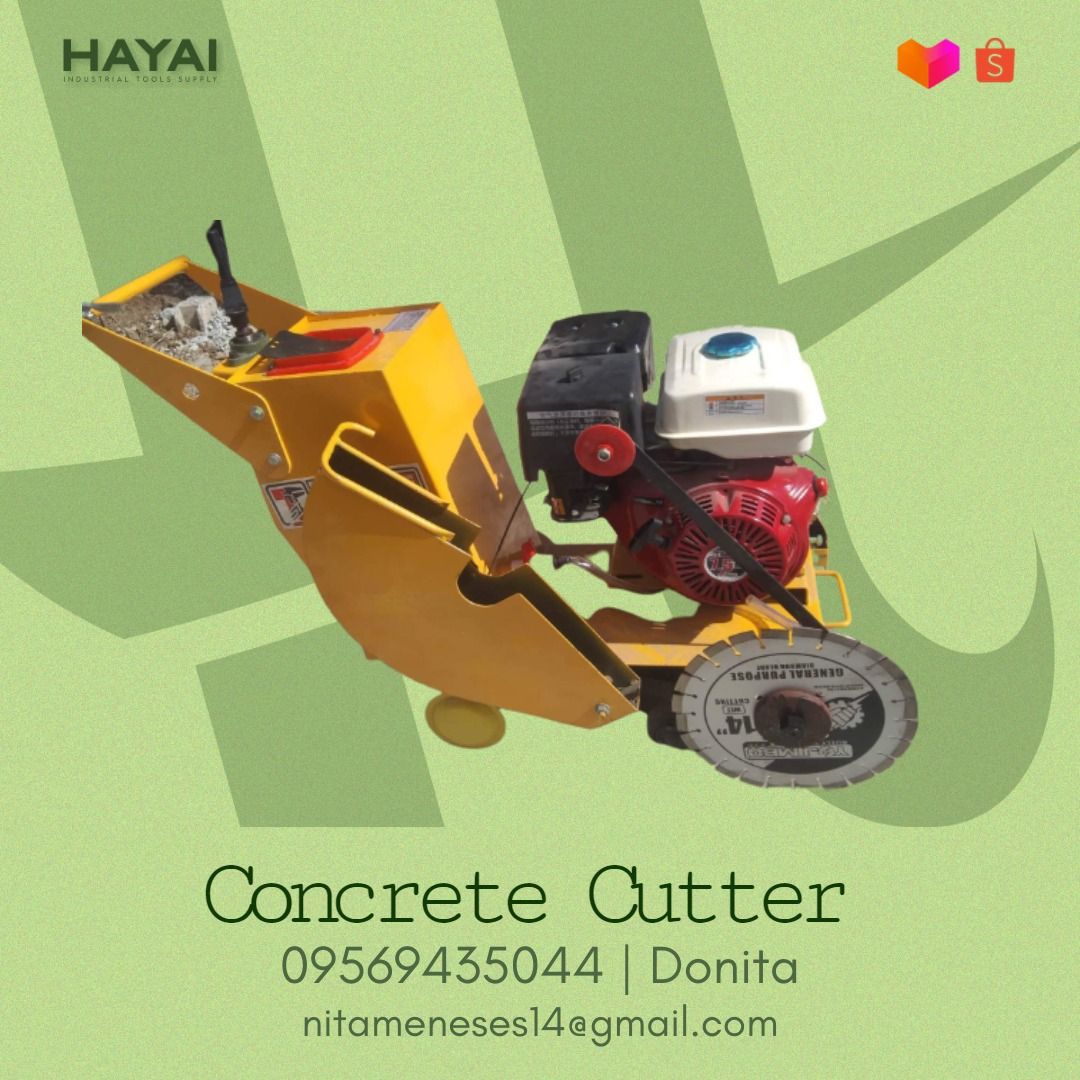 Concrete Cutter, Commercial & Industrial, Industrial Equipment on Carousell