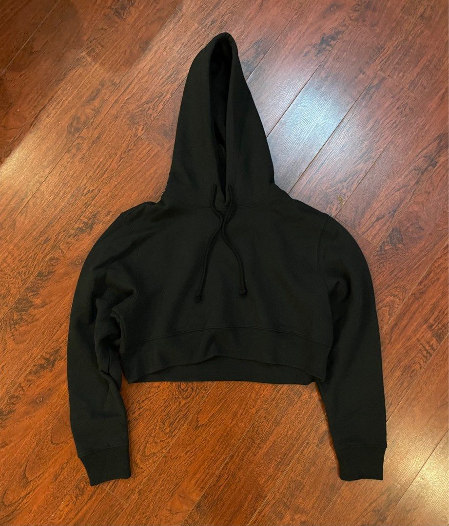 Mens shop cropped hoodie