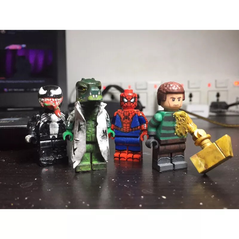 Custom Lego Spider Man and the Hobbies Toys, Toys & Games on Carousell