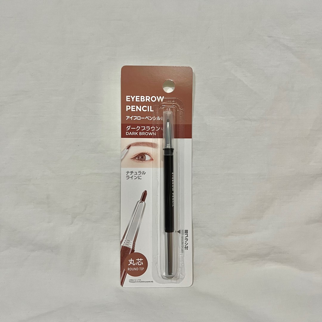 Daiso Round Tip Eyebrow Pencil, Beauty & Personal Care, Face, Makeup on