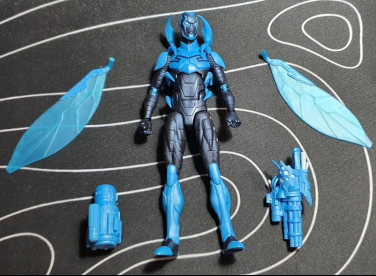 DCC DC Icons Blue Beetle Marvel Legends Size