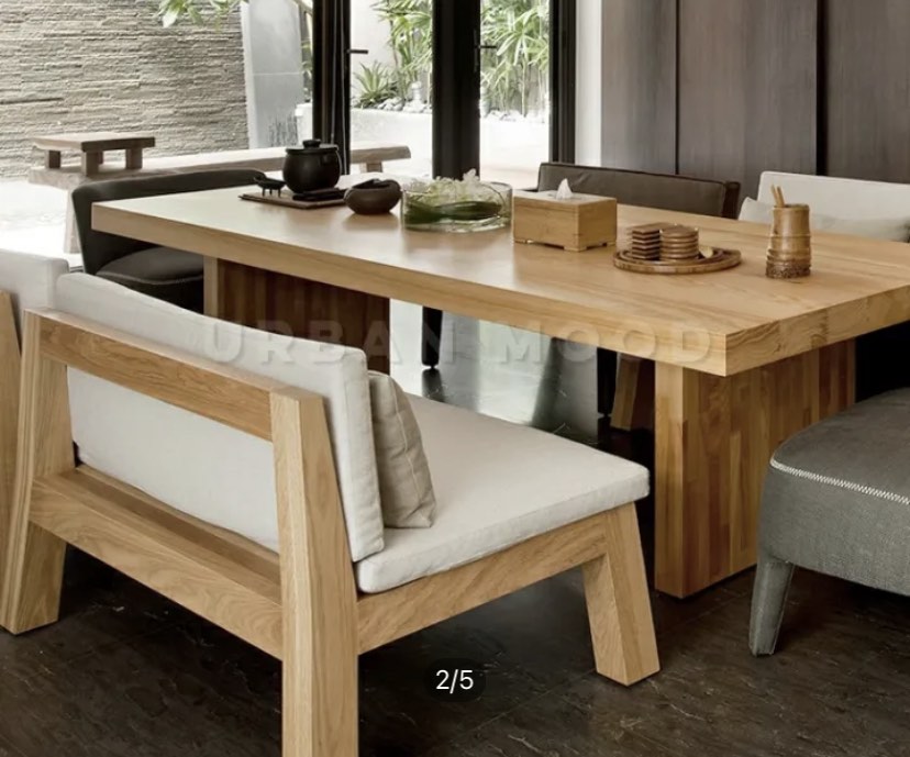 Dining Table & matching bench , Furniture & Home Living, Furniture