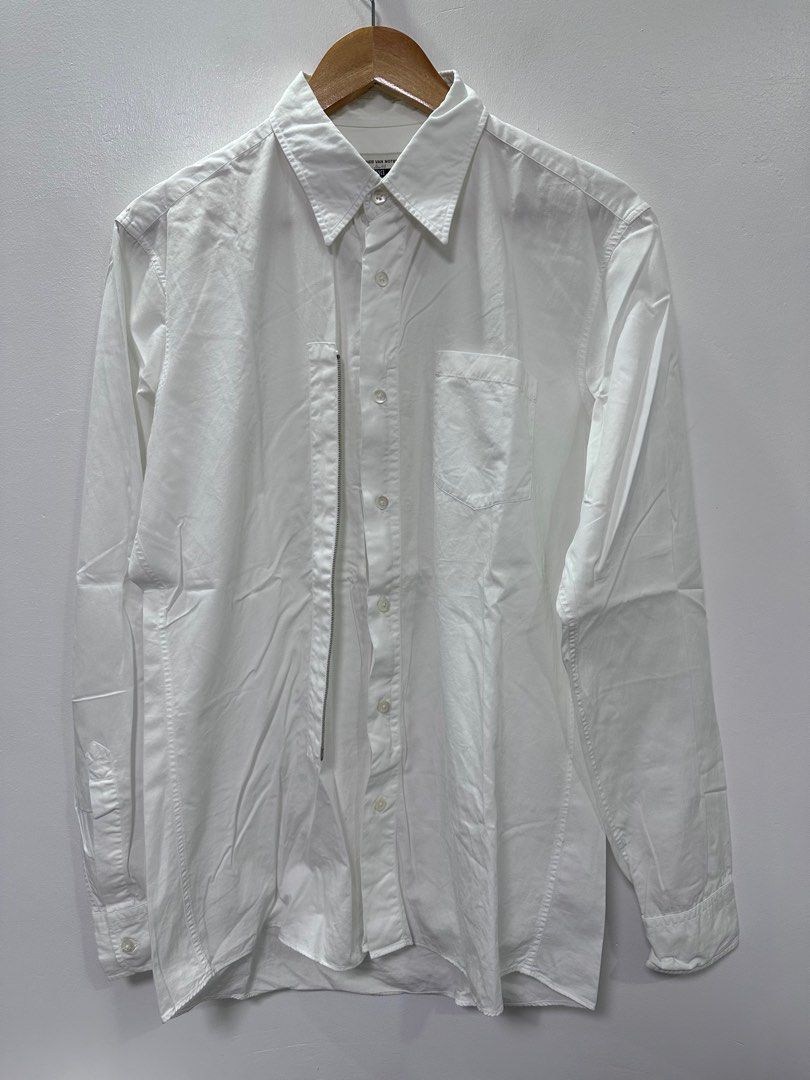 Dries Van Noten Men's Shirt Croom White