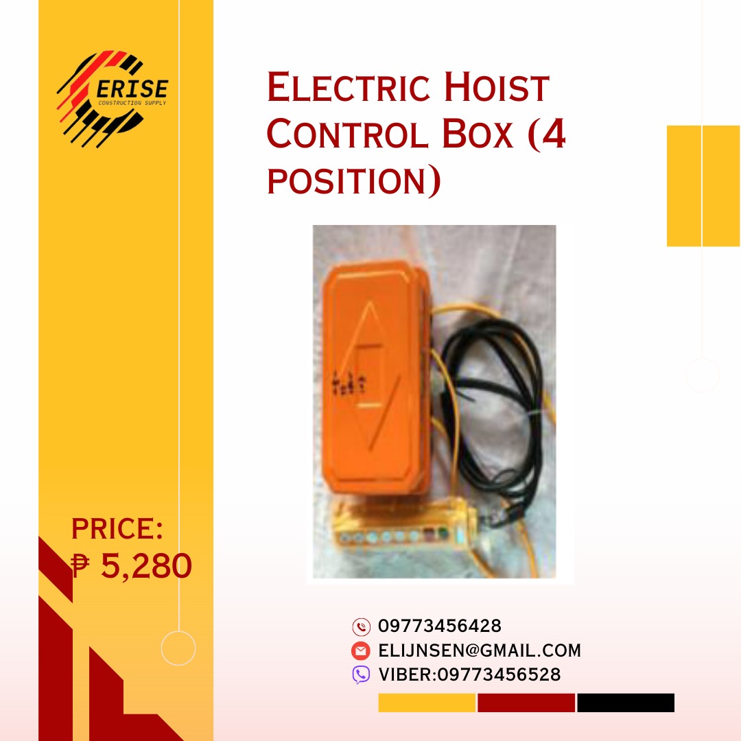 ELECTRIC HOIST CONTROL BOX 4 POSITION, Commercial & Industrial