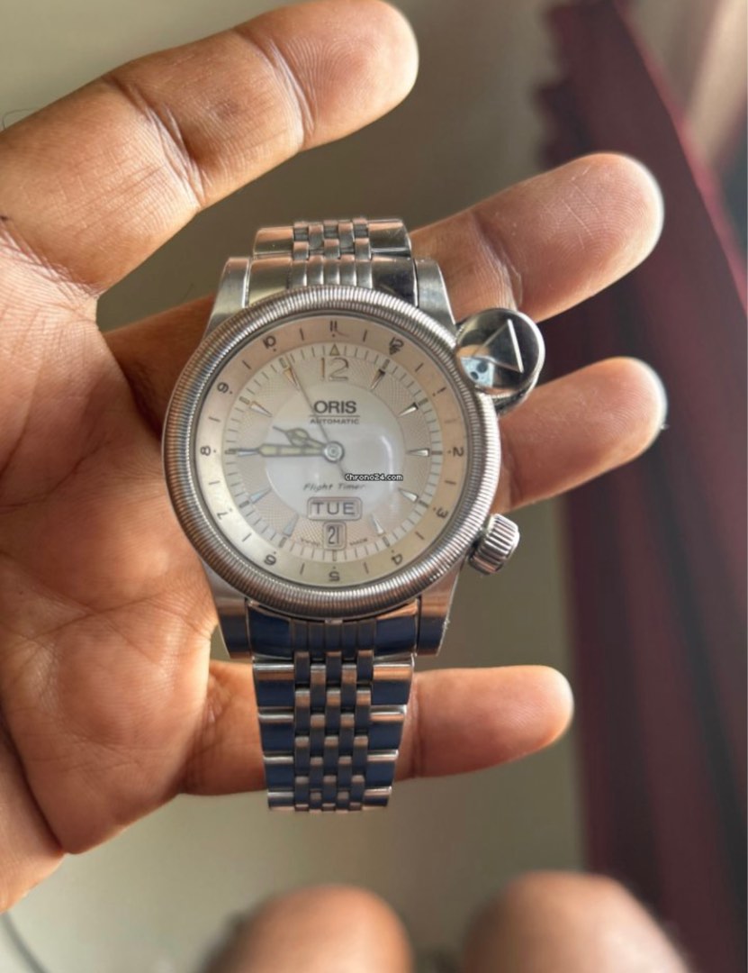EUC Oris Flight Timer 2 Day Date Men s Fashion Watches