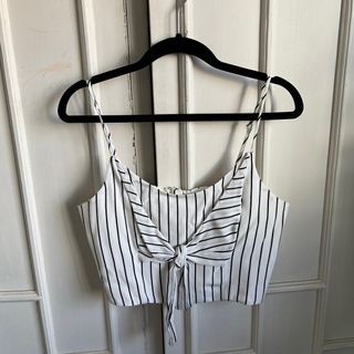 Ever New striped ribbon top