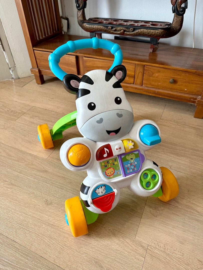 Fisher Price Baby Walker Zebra, Bayi & Anak, Mainan & Baby Walker di