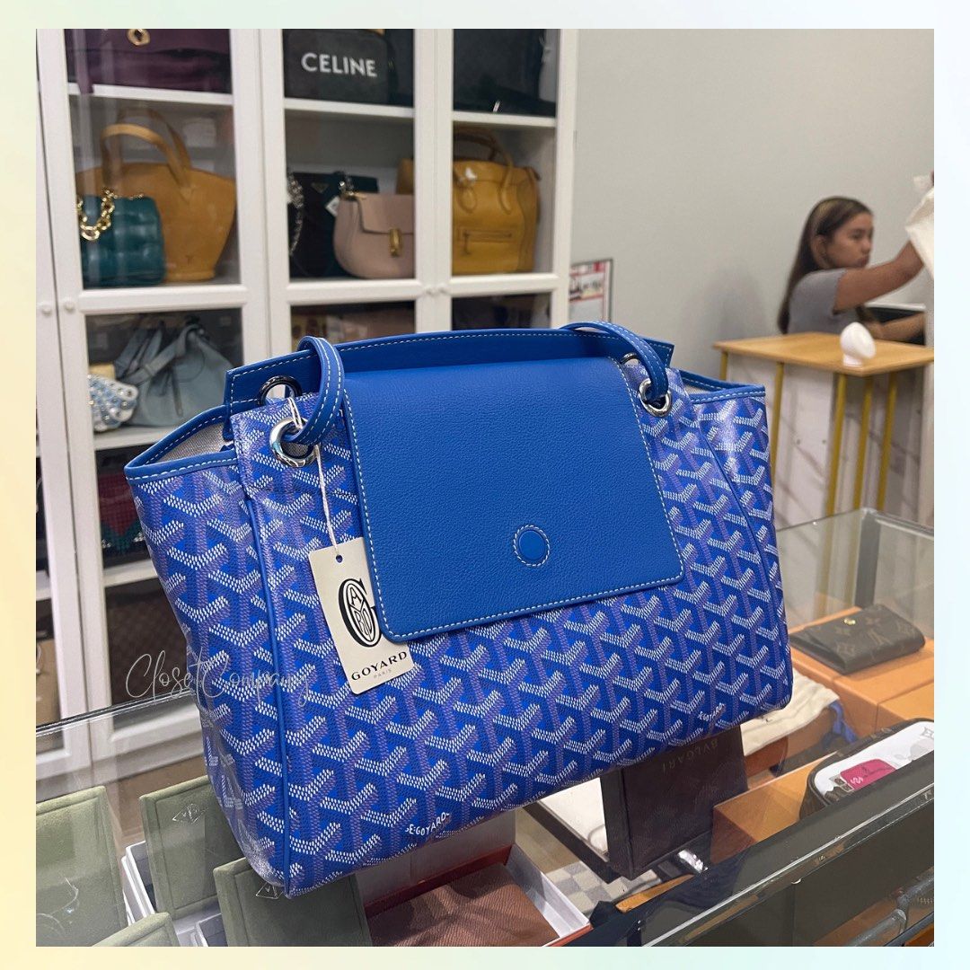 Goyard Goyardine Sac Rouette PM - Blue Shoulder Bags, Handbags