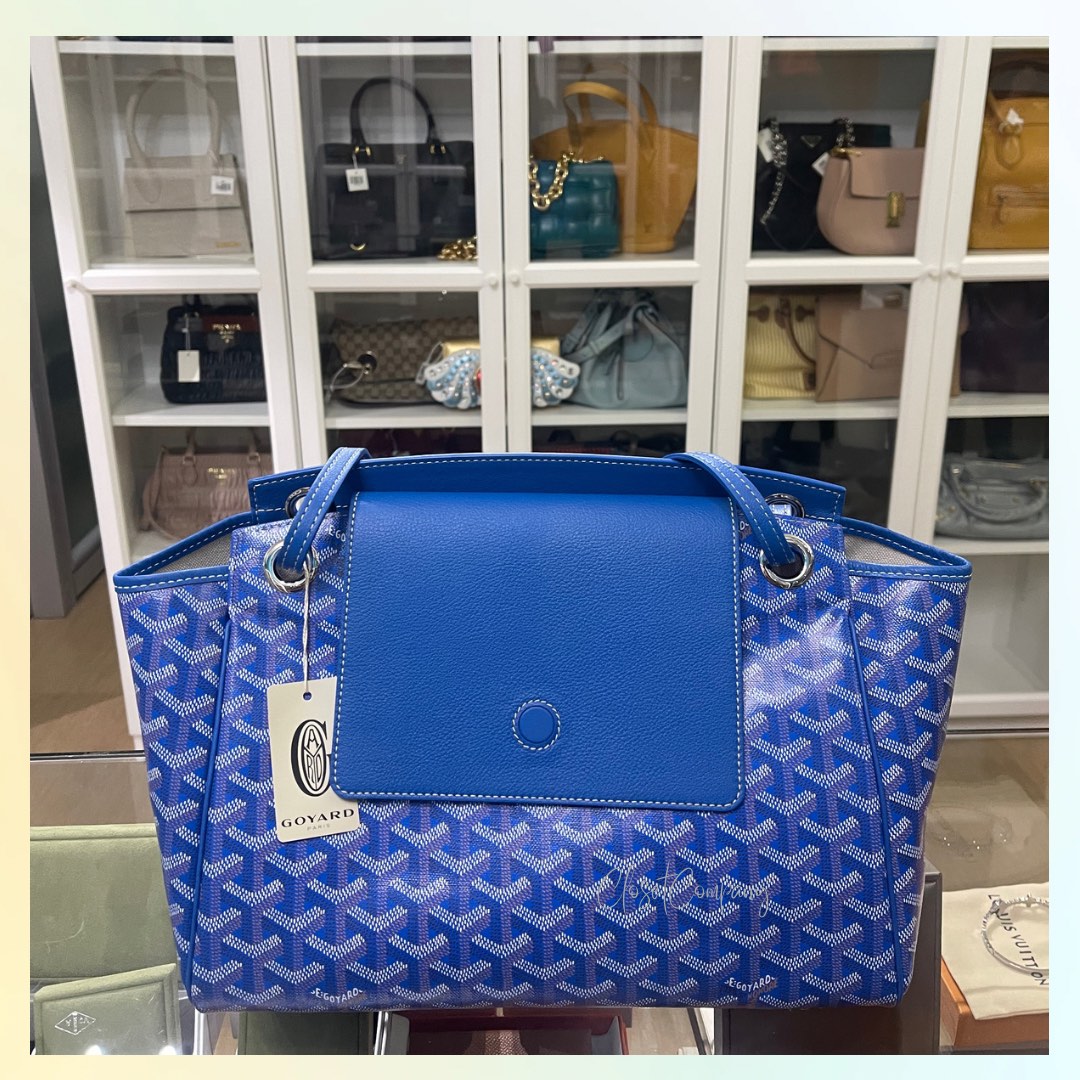Goyard Sac Rouette PM Bleu Ciel Shoulder Bag, Luxury, Bags