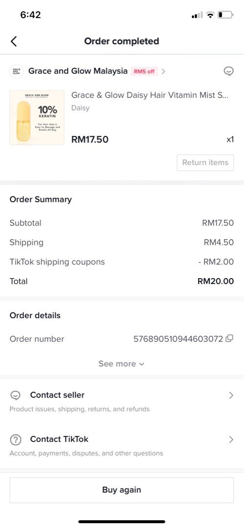 Grace and Glow Daisy Hair Vitamin Mist (100ml), Beauty & Personal Care