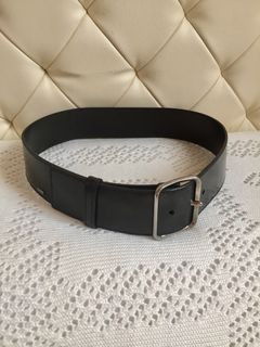💫Sale 30% Off! Gucci Leather Belt Square Buckle a
