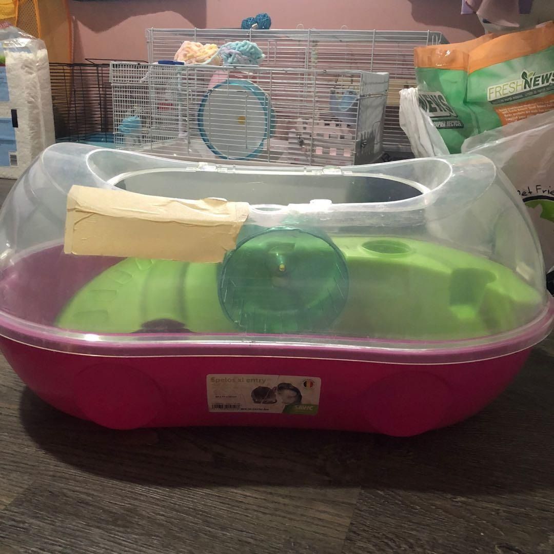 Savic Spelos Hamster Cage H26 x W59 x D37cm