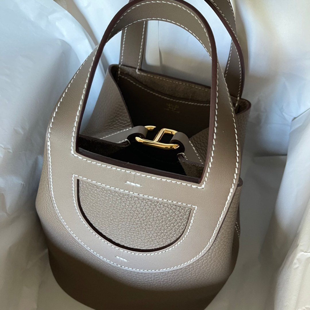 Hermes In the Loop 18 (Etoupe), Luxury, Bags & Wallets on Carousell