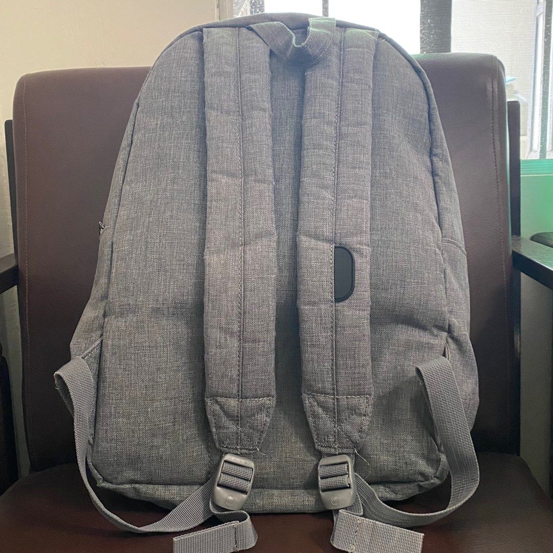 Herschel Gray Backpack on Carousell
