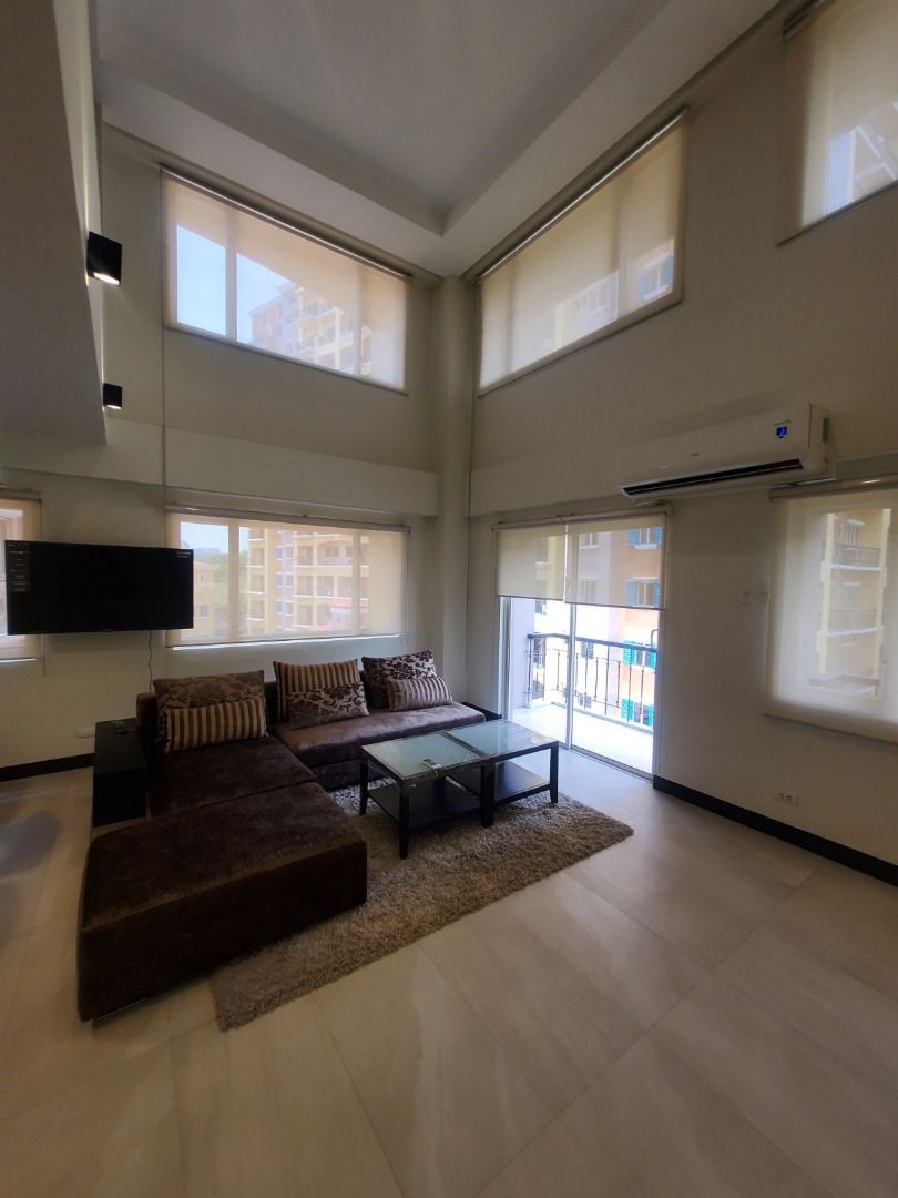 High ceiling 1BR Loft w/ balcony, furnished Tuscany Private Estate ...