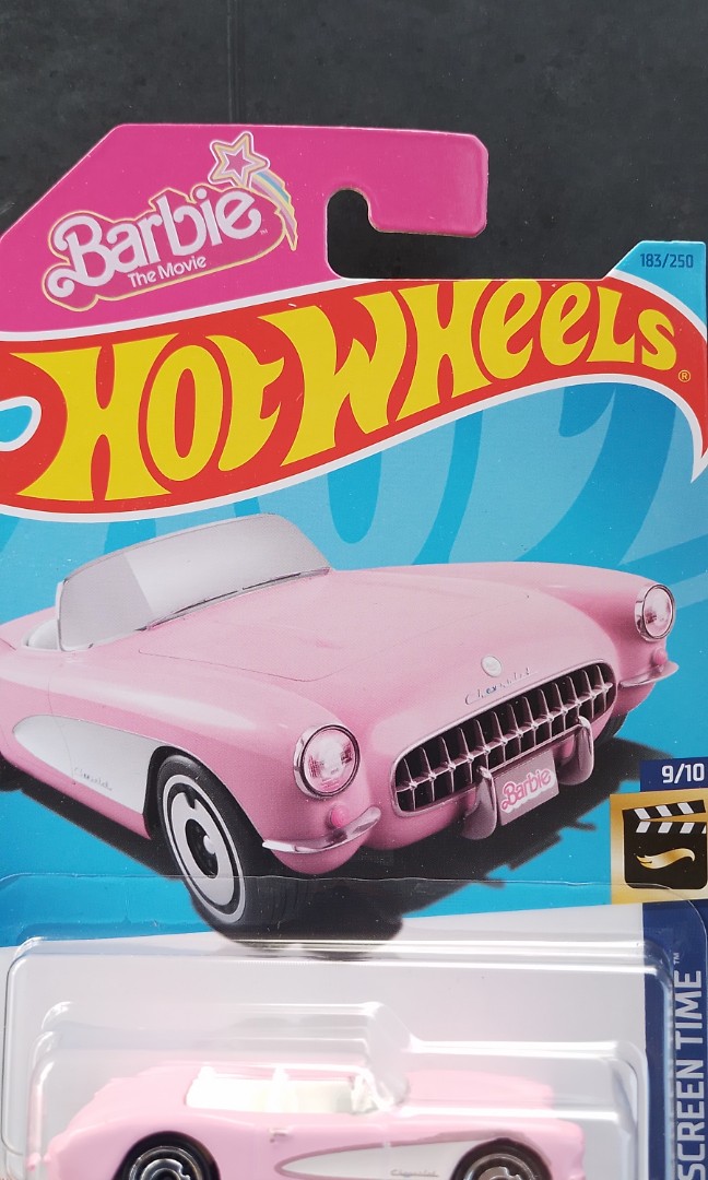 Hot wheels 56 Corvette Barbie, Hobbies & Toys, Toys & Games on Carousell