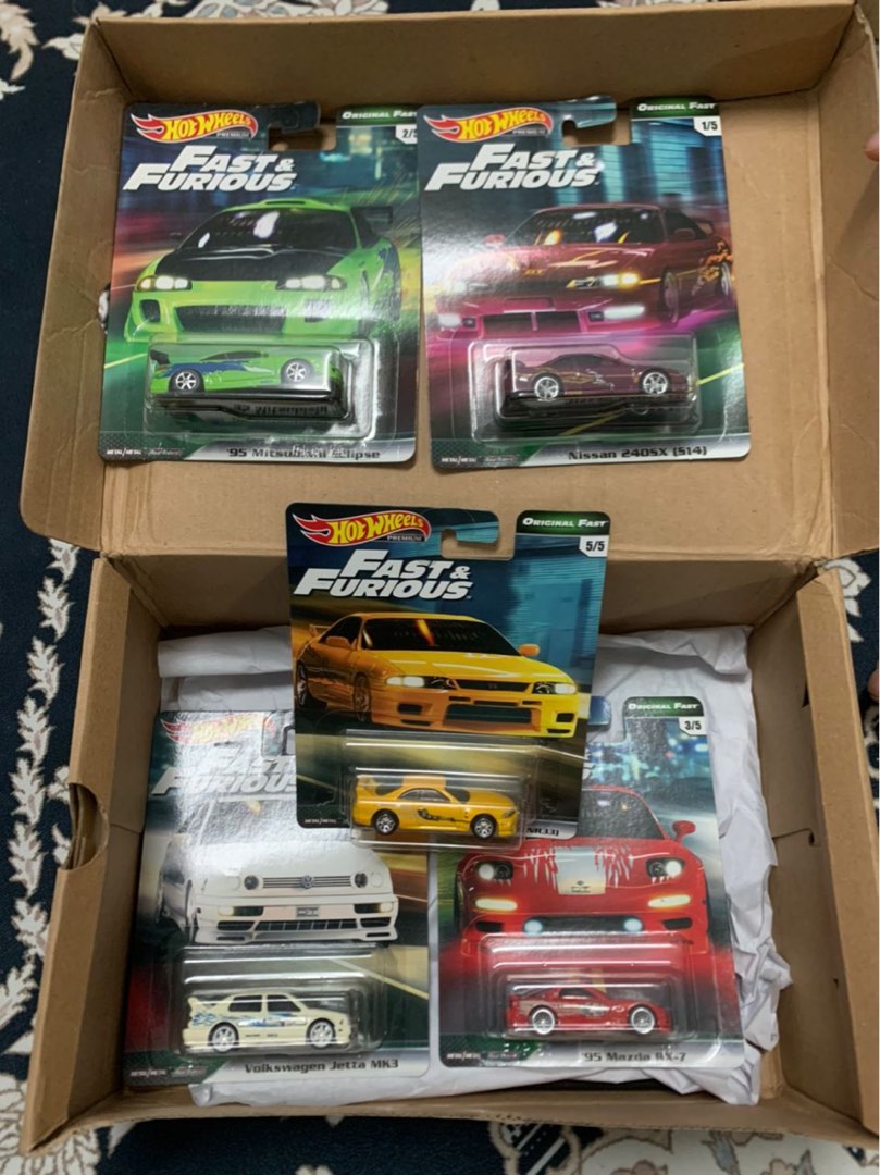 Hotwheel Fast & Furious Set, Hobbies & Toys, Toys & Games on Carousell