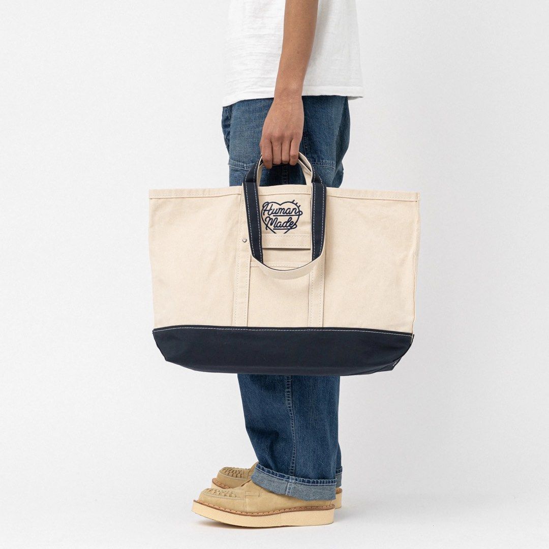 COACH x BAPE CANVAS TOTE 40 Large NAVY