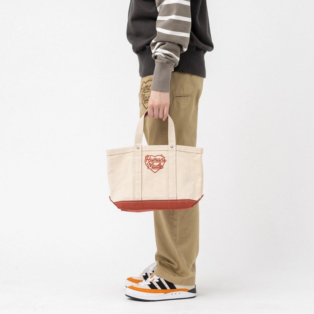 バッグ HUMAN MADE Heavy Canvas Tote Small HUMAN MADE WC474 未使用 ヒューマンメイド 2WAY CANVAS TOTE