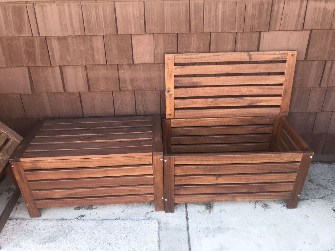 Ikea applaro cheap storage bench
