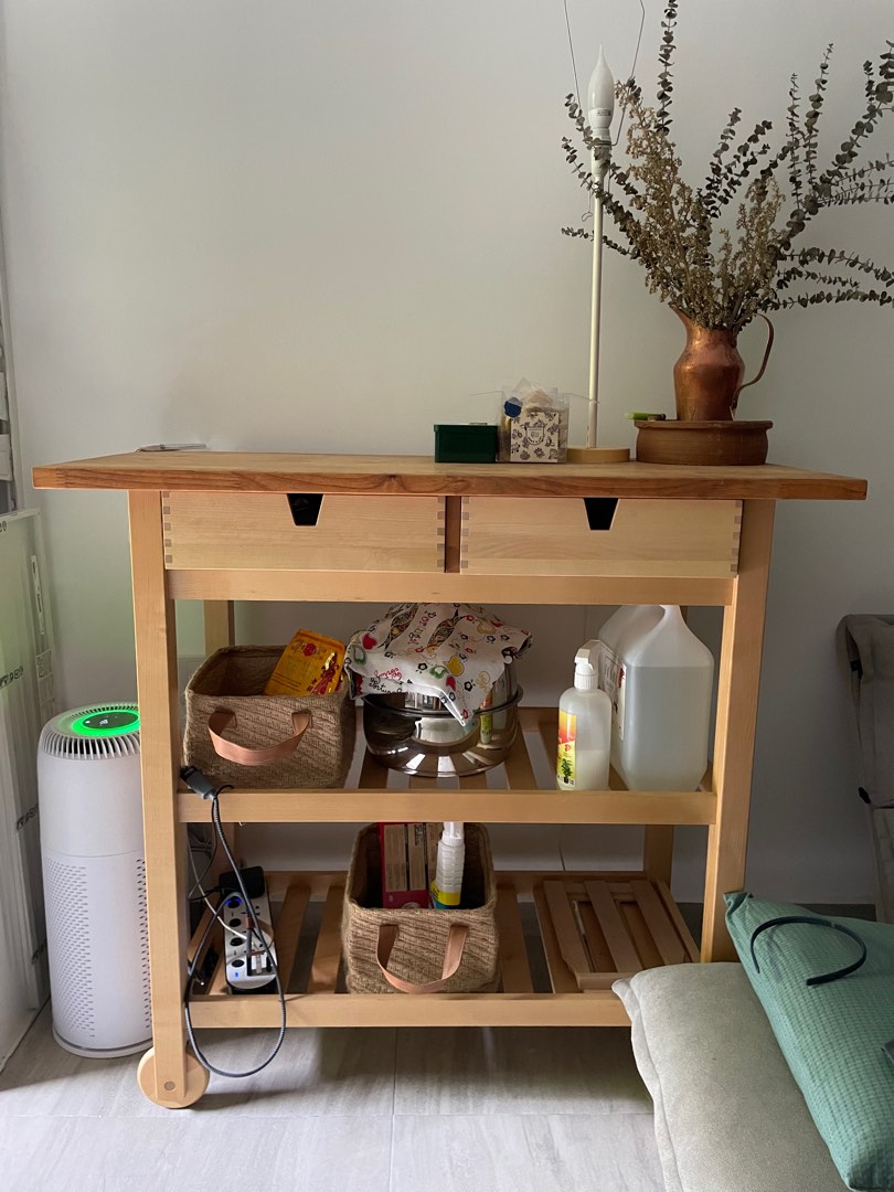 IKEA kitchen trolley table, Furniture & Home Living, Furniture, Tables