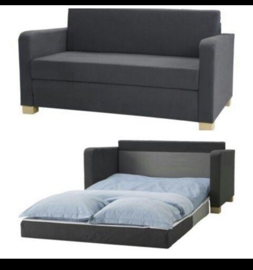 Ikea Solsta sofa bed, Furniture & Home Living, Furniture, Sofas on