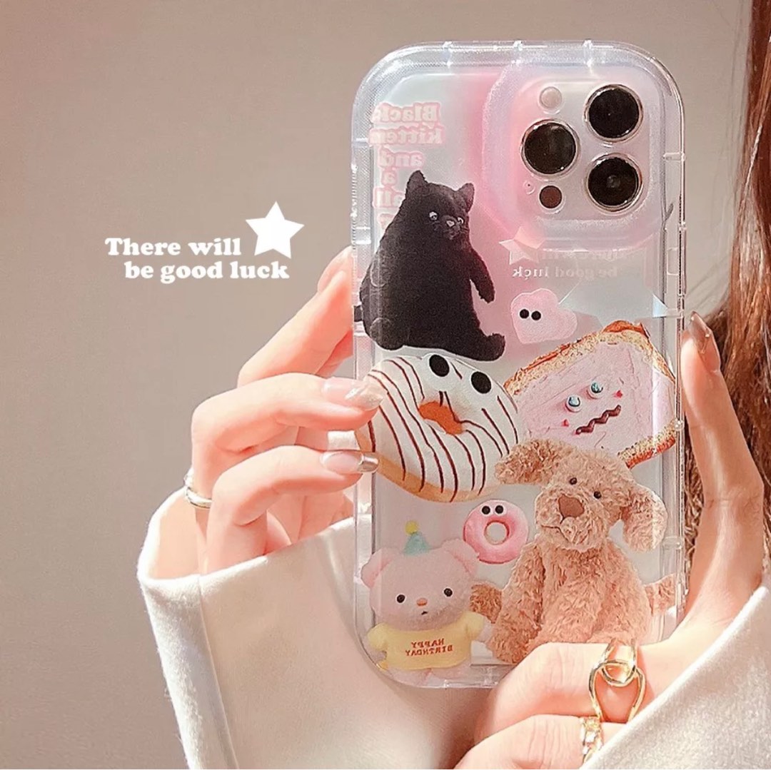 iphone 14 pro max cute korean ulzzang aesthetic case, Mobile Phones