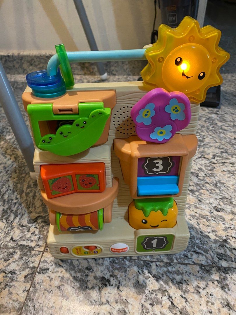 Fisher Price Laugh Learn Peek Play Busy Garden Baby Toy