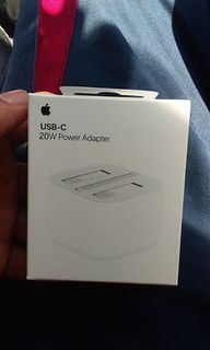 Brand new   Original 20w iPhone adapter only  (for  fast charges  iPhone 7 to 14