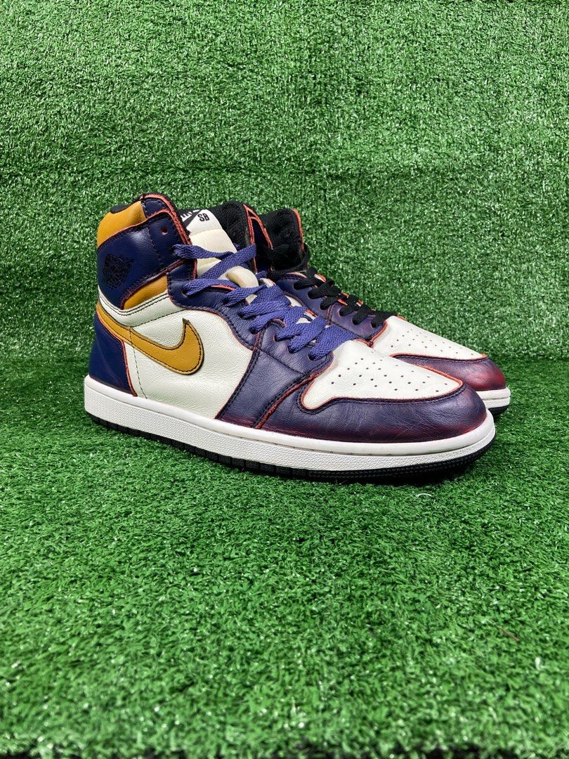 Jordan 1 sb defiant lakers sales