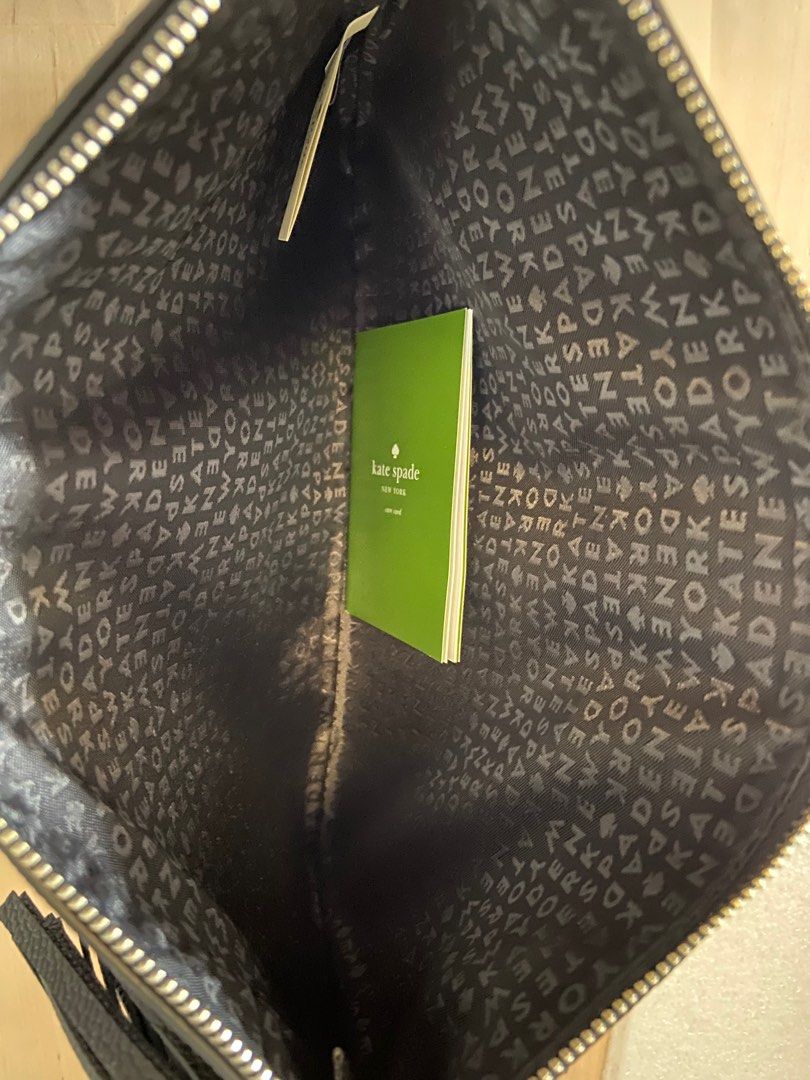 Kate Spade Larchmont Avenue Logo Gia Black