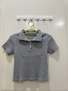 Knit Grey Top