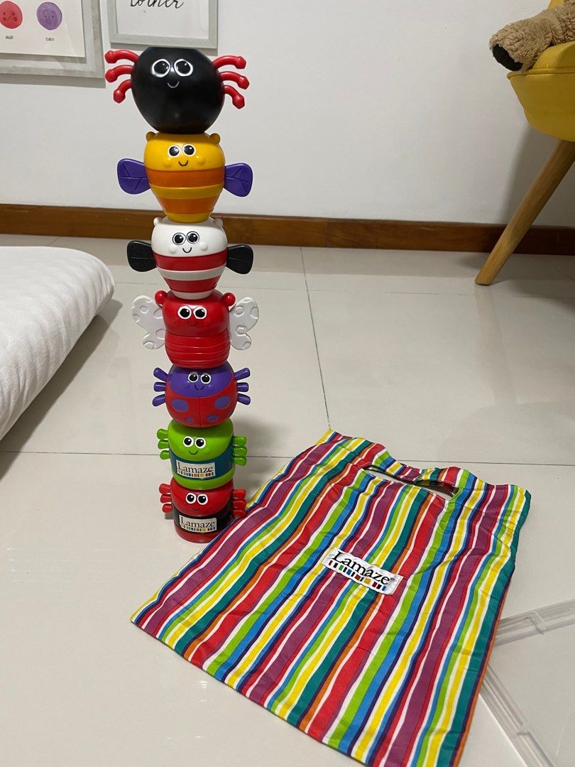 Lamaze magnetic stacking bugs