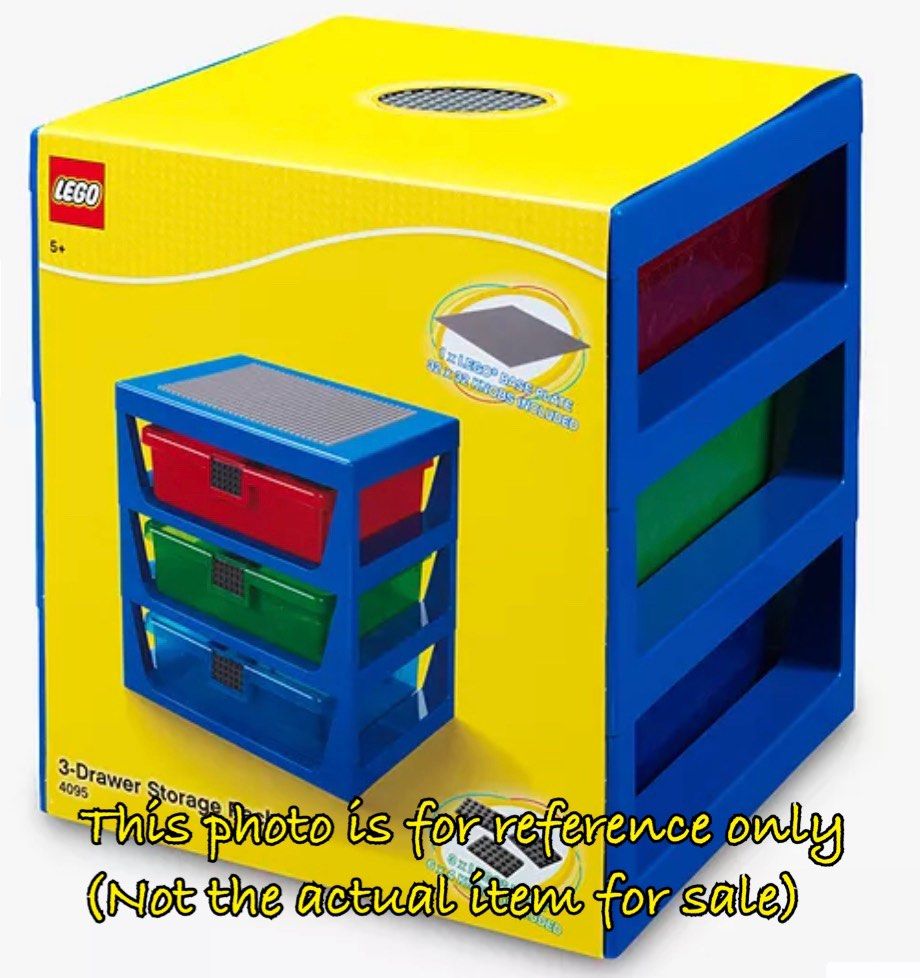 Lego 3 drawer storage deals