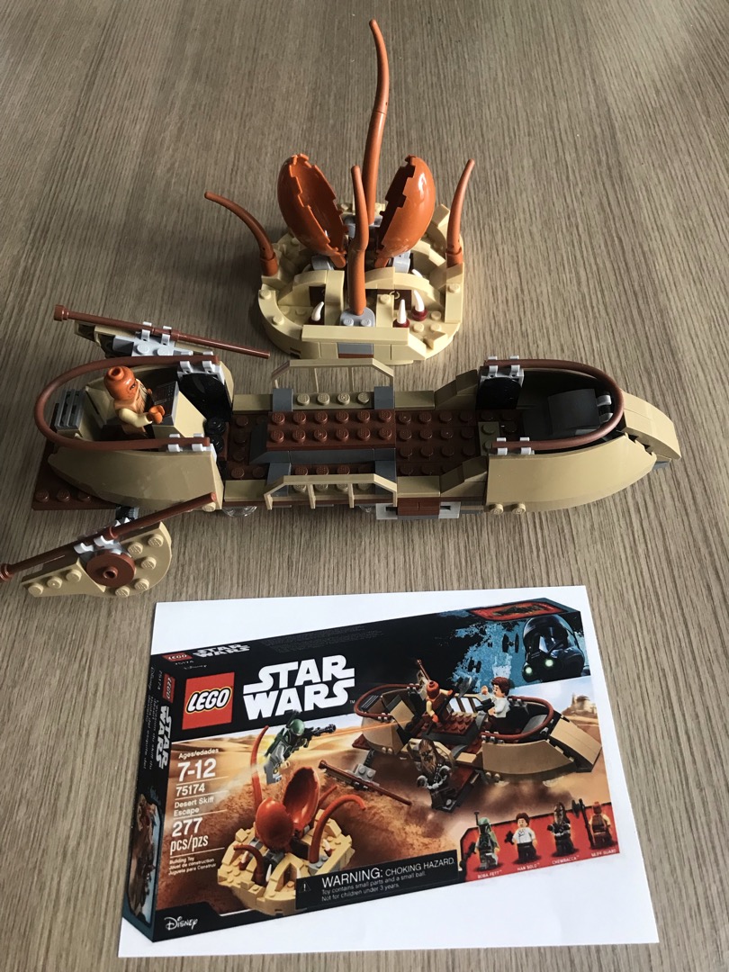 Lego star wars desert skiff escape 75174 deals