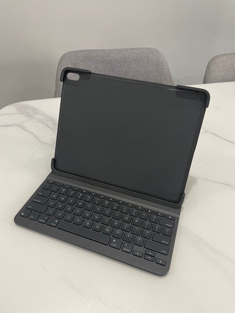 Logitech keyboard folio ipad pro 3rd Gen 12.9 Inch, Telepon Seluler & Tablet, Aksesoris Tablet