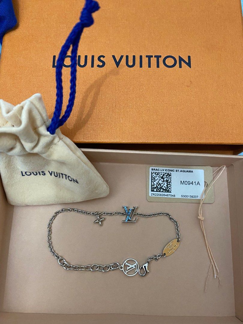 lv iconic aquamarine necklace